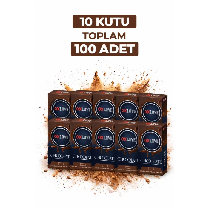 BUĞZ OxLove Chocolate Aromalı Prezervatif 10lu 10 Kutu