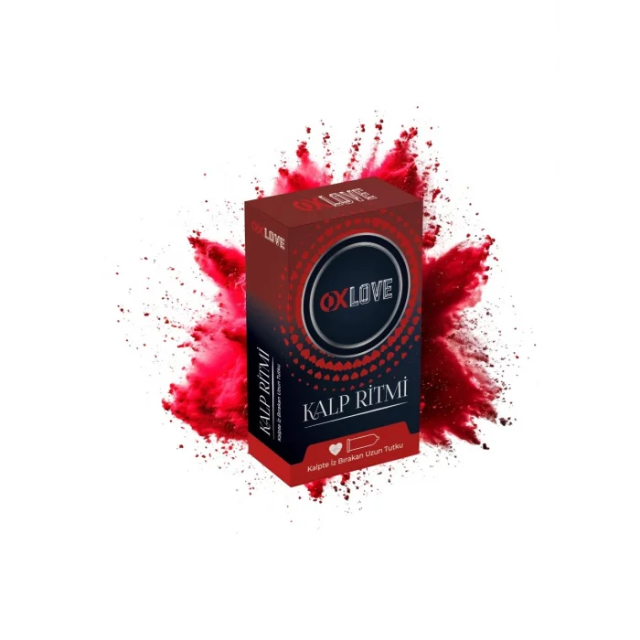BUĞZ OXLove Kalp Ritmi Prezervatif 10’lu 1 Kutu – Uzun Tutku ve Güvenli Koruma