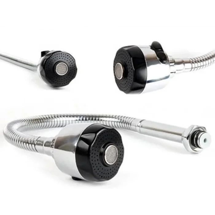 BUĞZ Oynar Başlıklı 2 Fonksiyonlu Spiral Musluk Başlığı Kubar