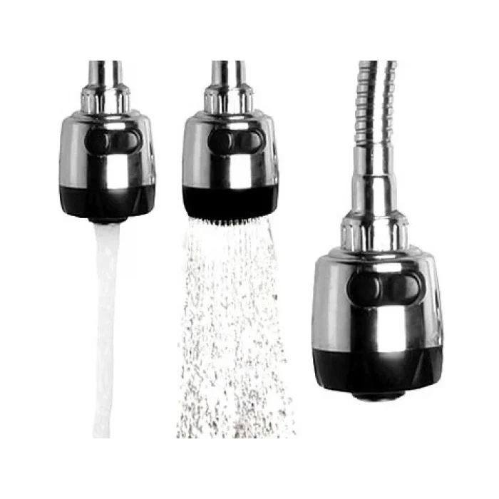 BUĞZ Oynar Başlıklı 2 Fonksiyonlu Spiral Musluk Başlığı Kubar