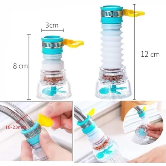 BUĞZ Oynar Başlıklı  Pervaneli Taşlı Musluk Başlığı