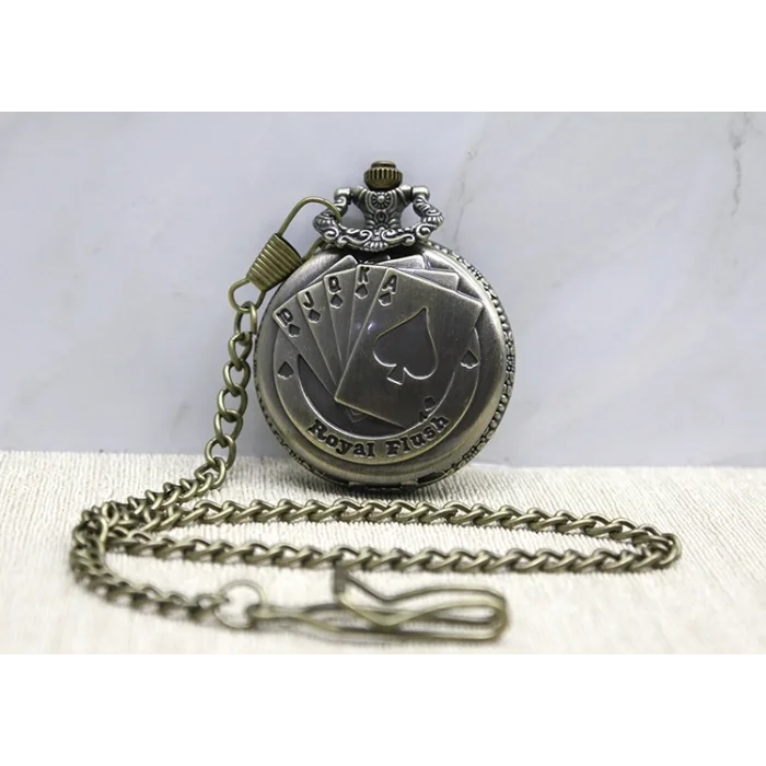 BUĞZ Oyun Kartı Tasarımlı Köstekli Saat