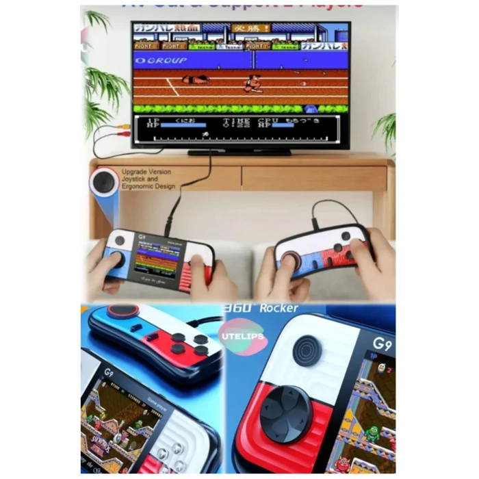 BUĞZ Oyun konsolu gamepad joystick 500 oyunlu çok renkli bluetoothsuz atari oyun kutusu