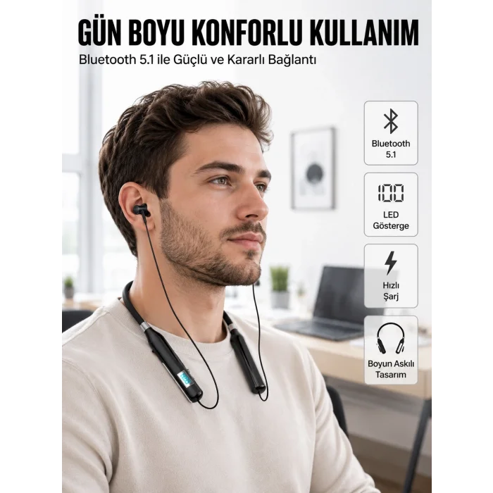 BUĞZ Oyun ve Müzik Modlu Düşük Gecikmeli Kablosuz Kulaklık