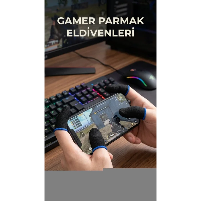 BUĞZ Oyuncu Eldiveni 4lü Set Konforlu Parmaklık Hassasiyetle Tasarlanmış