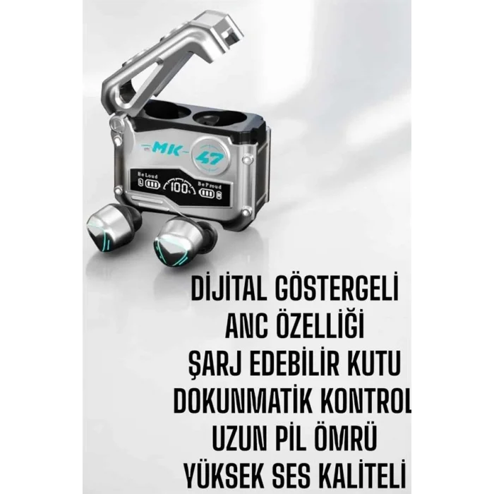 BUĞZ Oyuncu Kulaklığı Bluetooth Bağlantılı ANC Özelliği 5.0 Bluetooth