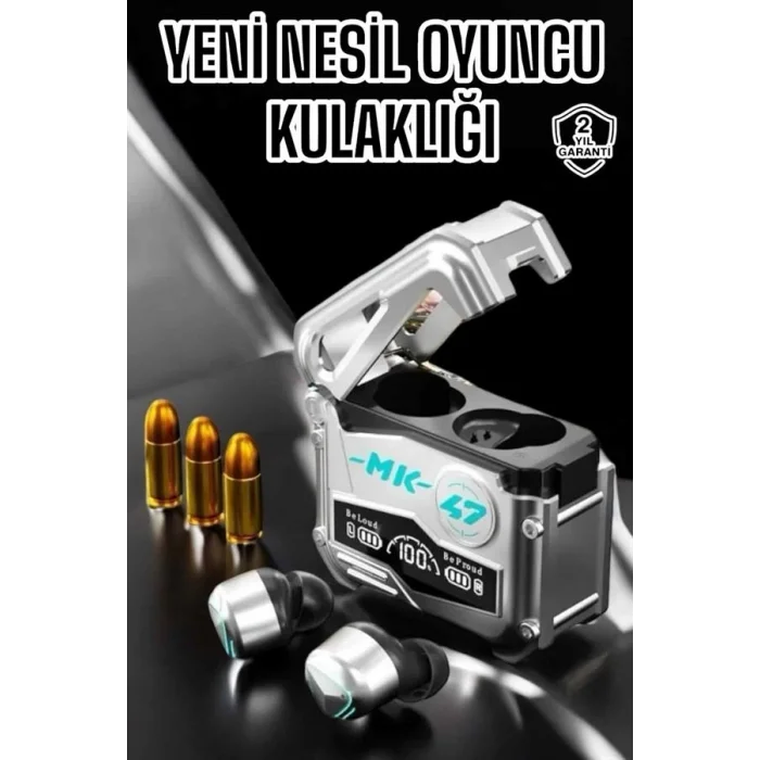BUĞZ Oyuncu Kulaklığı Bluetooth Bağlantılı ANC Özelliği 5.0 Bluetooth
