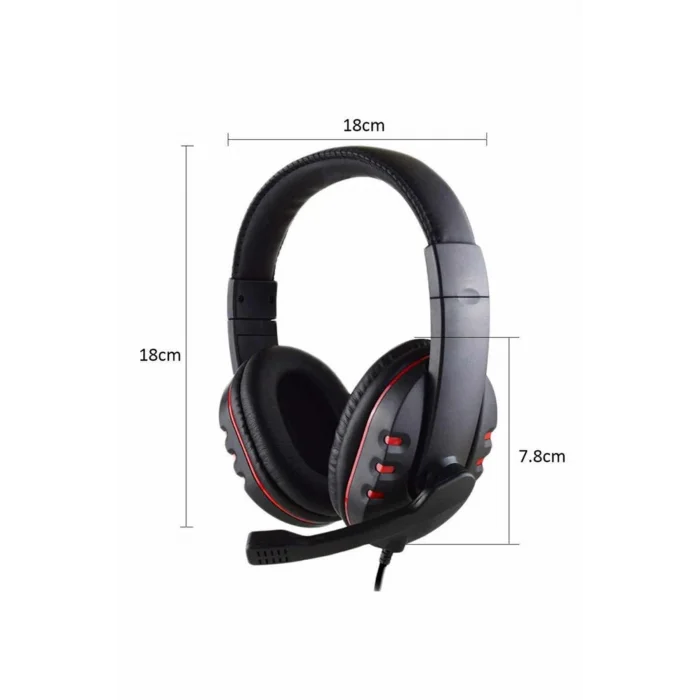 BUĞZ Oyuncu Kulaklığı Kulak Üstü Kablolu Gaming Kulaklık Mikrofonlu ANC Özelliği - BUĞZ
