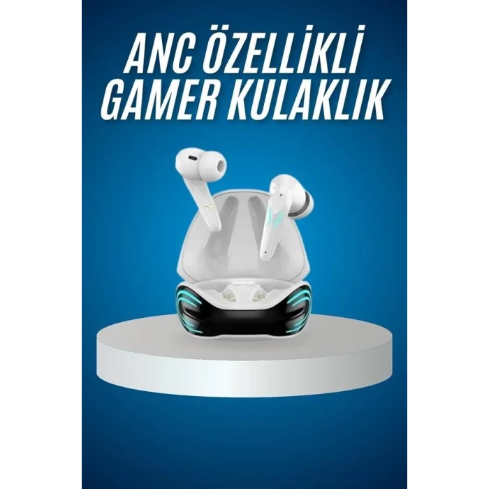  Oyuncu Kulaklığı Mikrofonlu Gürültü Engelleme Gecikme Önleyici Bluetooth Kulaklık