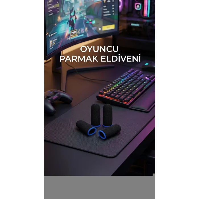 BUĞZ Oyuncu Parmaklık Eldiven Hassas Kontrol Konforlu