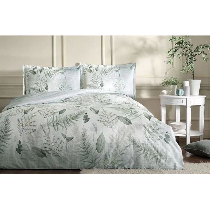  Özdilek Çift Kişilik Ranforce Nevresim Takımı Naturlig Yeşil