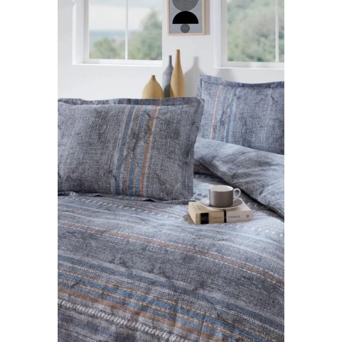  Özdilek Denim Çift Kişilik Nevresim Takımı Colorado Mavi