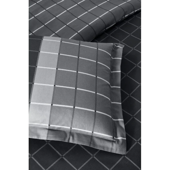  Özdilek Maskülen Çift Kişilik Nevresim Takımı Nera Siyah