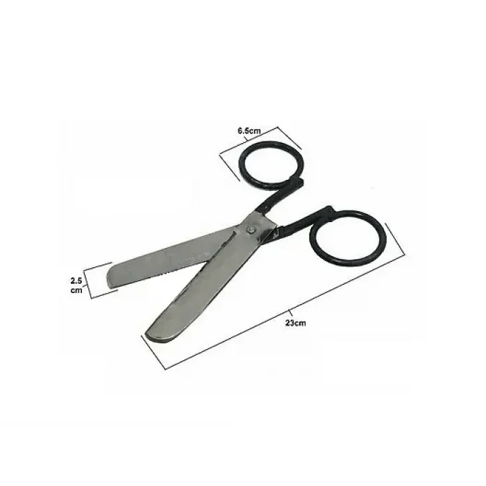 BUĞZ Özel El Yapımı Dövme Lokum Makası 23 Cm