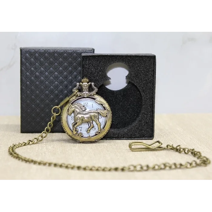 BUĞZ Özel Kutulu At Tasarımı Köstekli Saat Alk4682