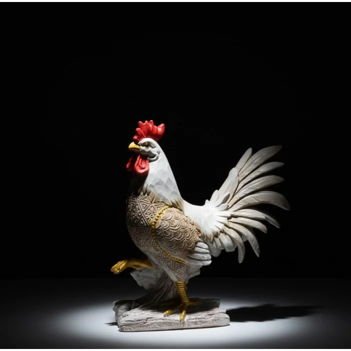 BUĞZ Özel Tasarım Polyester Horoz Figürü