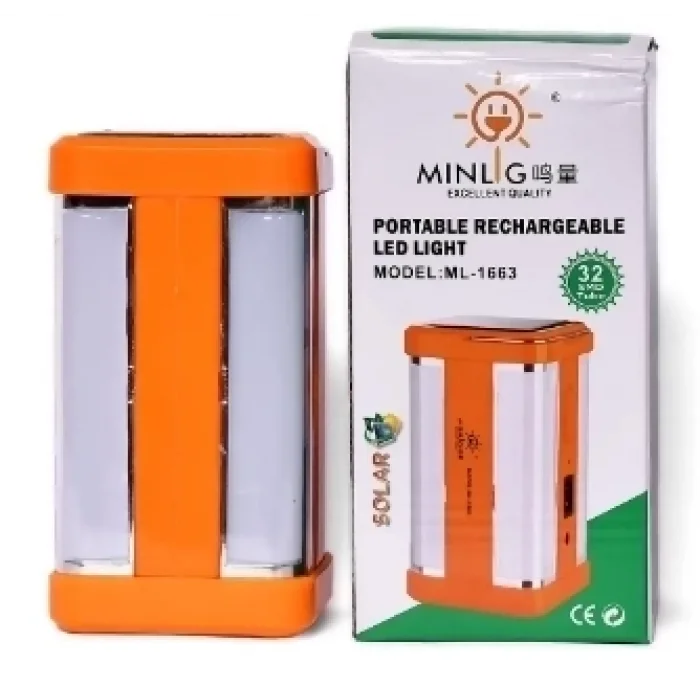 BUĞZ P-1663 Güneş Enerjili Şarjlı Güçlü Işıldak