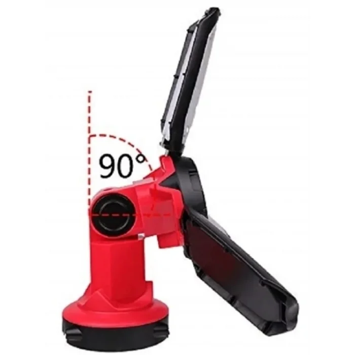 BUĞZ P-8801 Şarjlı Katlanabilir 3xcob Led+ 3w Led Çok Fonksiyonlu Kamp Feneri