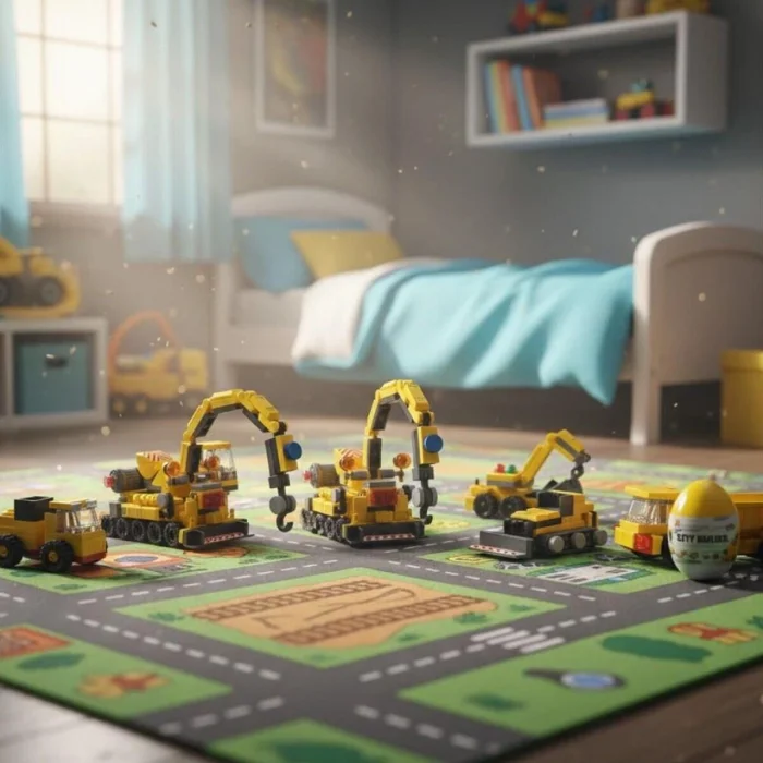 BUĞZ P605002 6 İN 1 SARI YUMURTA MODEL 45 PARÇA BLOCK OYUNCAK