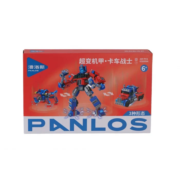 BUĞZ P626006-KARMA DÖNÜŞEN ROBOTLAR BLOCK OYUNCAK-KIRMIZI