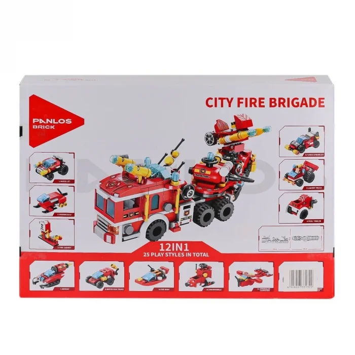  P633009 Panlos Şehir İtfaiyesi 557 Parça Blok Seti -Vagon life
