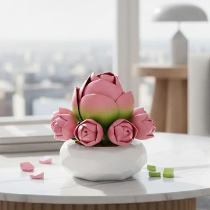 BUĞZ P655059 PANLOS ZAMBAK SUKULENT MODEL 41 PARÇA BLOCK OYUNCAK