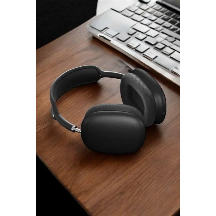 BUĞZ P9 Plus Kulaklık Siyah Bluetooth Bağlantılı Kulak Üstü Kablosuz ANC Özelliği - BUĞZ