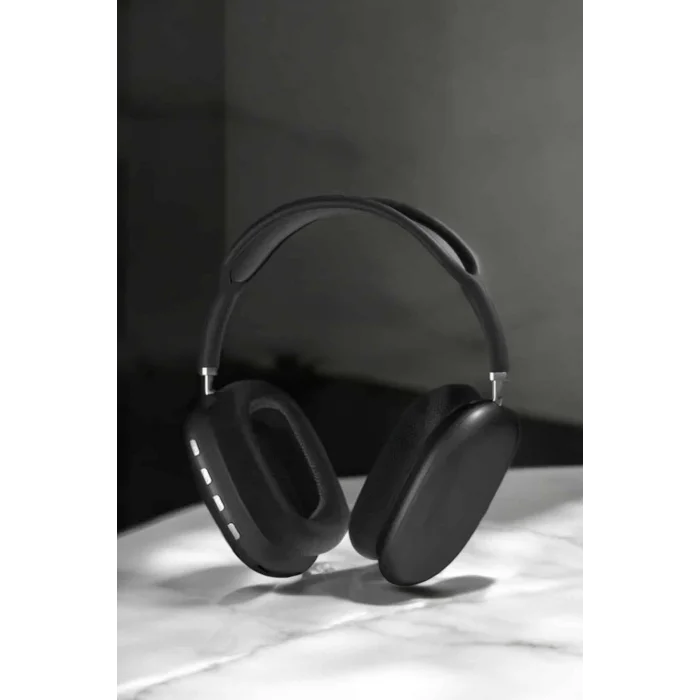 BUĞZ P9 Plus Kulaklık Siyah Bluetooth Bağlantılı Kulak Üstü Kablosuz - BUĞZ