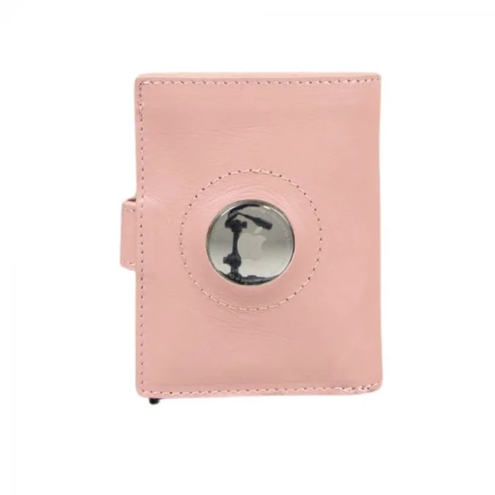  Palertag Deri Cüzdan, Apple AirTag Uyumlu Pembe