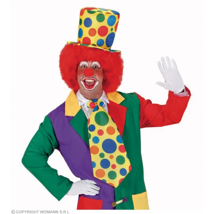  Palyaço Şapkası Rengarenk Puantiyeli 19 cm