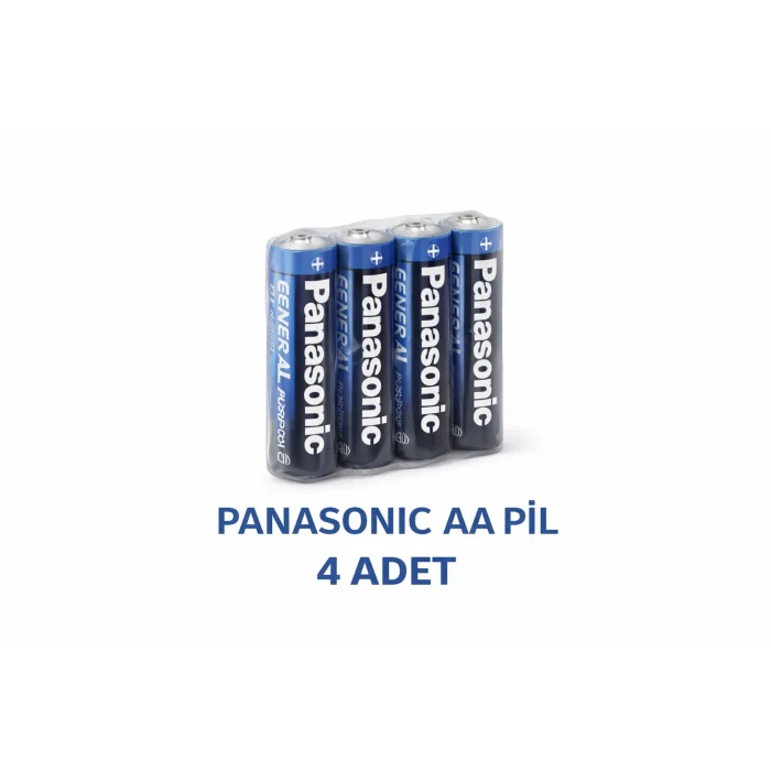 BUĞZ Panasonic AA Kalem Pil Zinc Carbon R6 1.5V General Purpose 4lü 1Paket