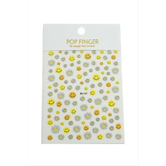 BUĞZ Papatya Emoji Tattoo Dövme Sticker