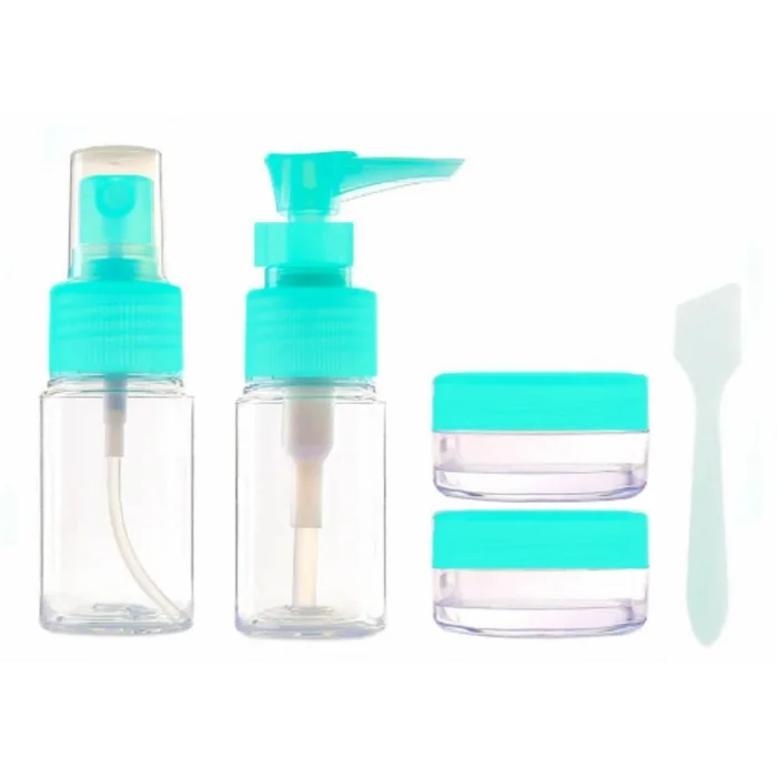 BUĞZ Parfüm Şişesi - Kozmetik Şişesi - 5li Seyahat Doldurulabilir Kozmetik Seti