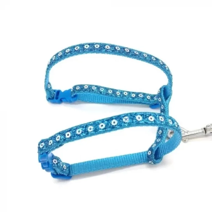  Parlak Kedi Gezdirme Göğüs Tasması