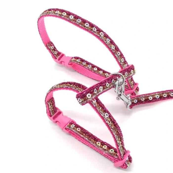 BUĞZ Parlak Kedi Gezdirme Göğüs Tasması