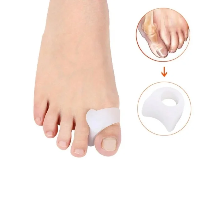 BUĞZ Parmak Arası Makara Silikon – Yumuşak Ve Esnek Ayak Parmak Ayırıcı