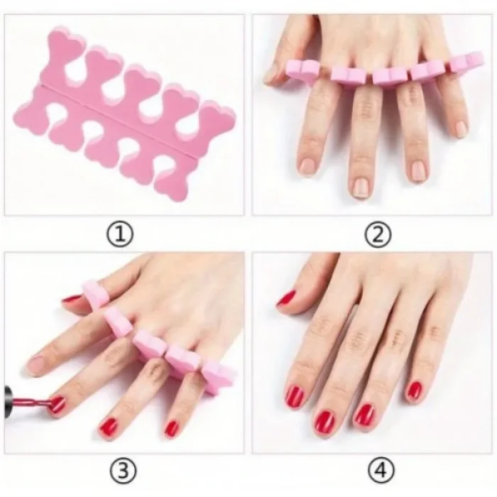 BUĞZ Parmak Ayırıcı Sünger Manikür Pedikür Aparatı 5 ADET