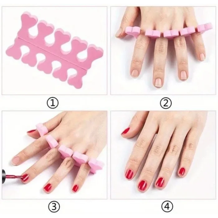 BUĞZ Parmak Ayırıcı Sünger Manikür Pedikür Aparatı 5 ADET