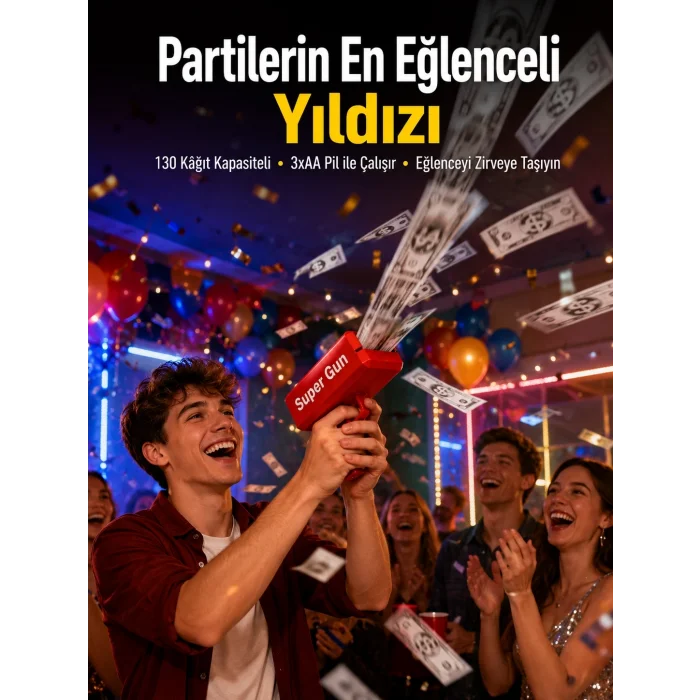 BUĞZ Partiler ve Sosyal Medya İçerikleri İçin Etkili Kâğıt Atma Oyuncağı Yeni Nesil