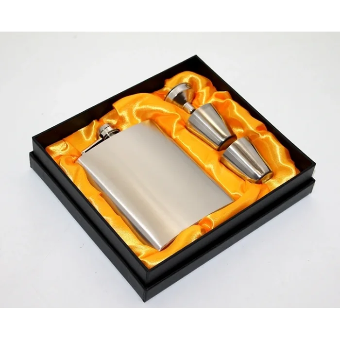 BUĞZ Paslanmaz Çelik 2 Shot Bardaklı Matara Seti Alk2659