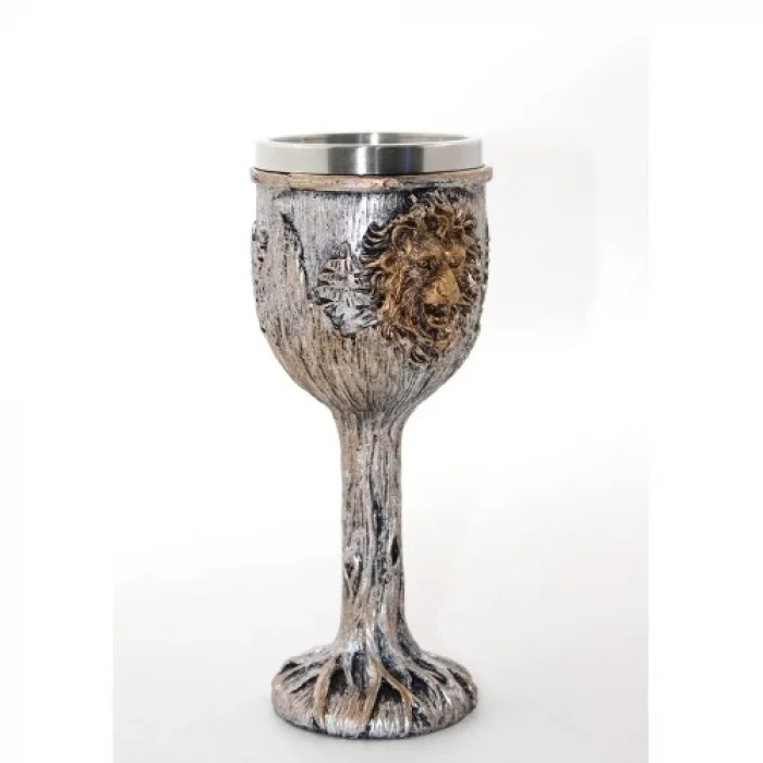  Paslanmaz Çelik Aslan Büstü Kadeh Bardak