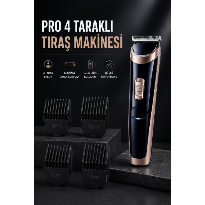BUĞZ Paslanmaz Çelik Bıçaklı Hassas Çelik Bıçaklı Tıraş Makinesi