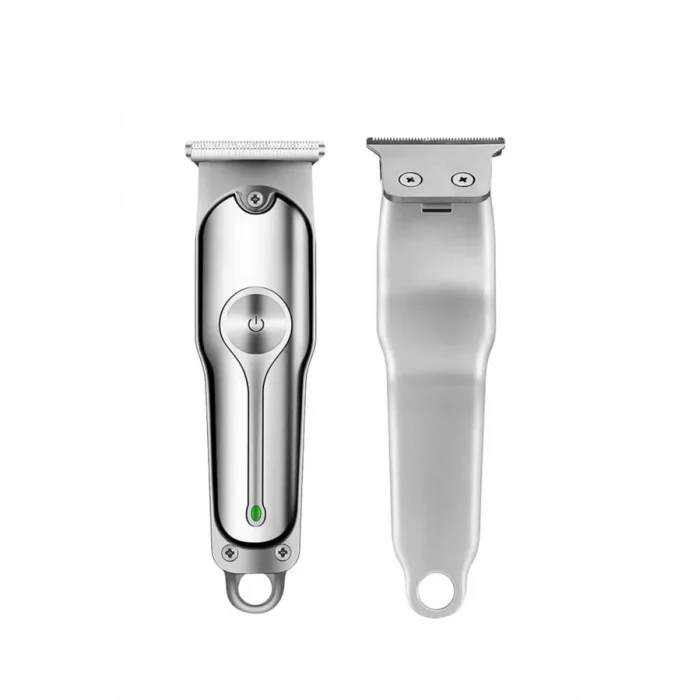  Paslanmaz Çelik Bıçaklı Kablosuz Şarjlı Dijital Göstergeli Tıraş Makinesi