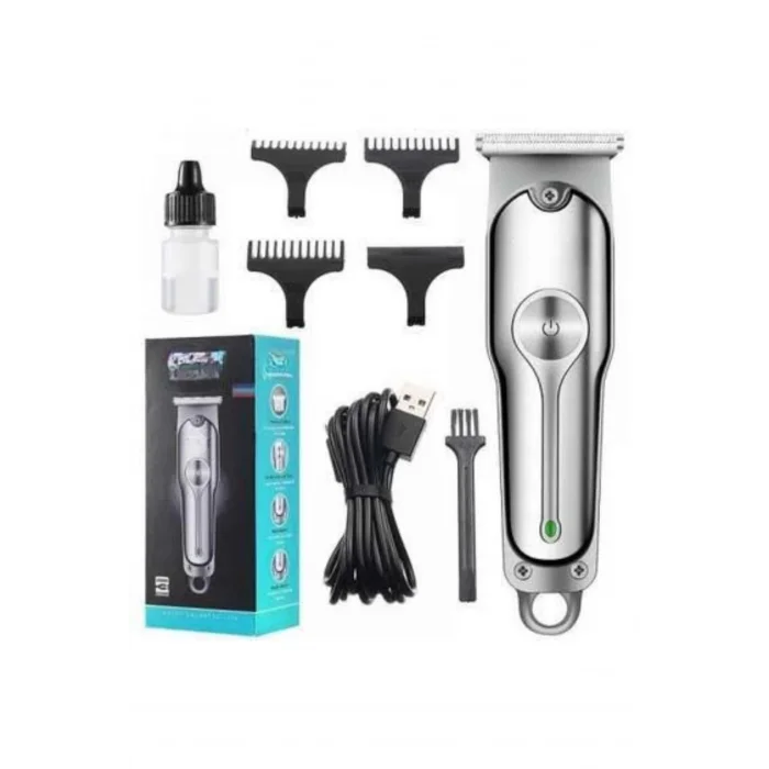  Paslanmaz Çelik Bıçaklı Kablosuz Şarjlı Dijital Göstergeli Tıraş Makinesi