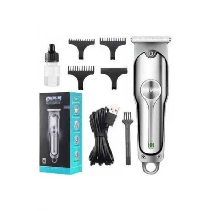  Paslanmaz Çelik Bıçaklı Kablosuz Şarjlı Dijital Göstergeli Tıraş Makinesi