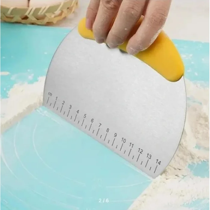 BUĞZ Paslanmaz Çelik Hamur Kesme ve Şekillendirme Spatulası