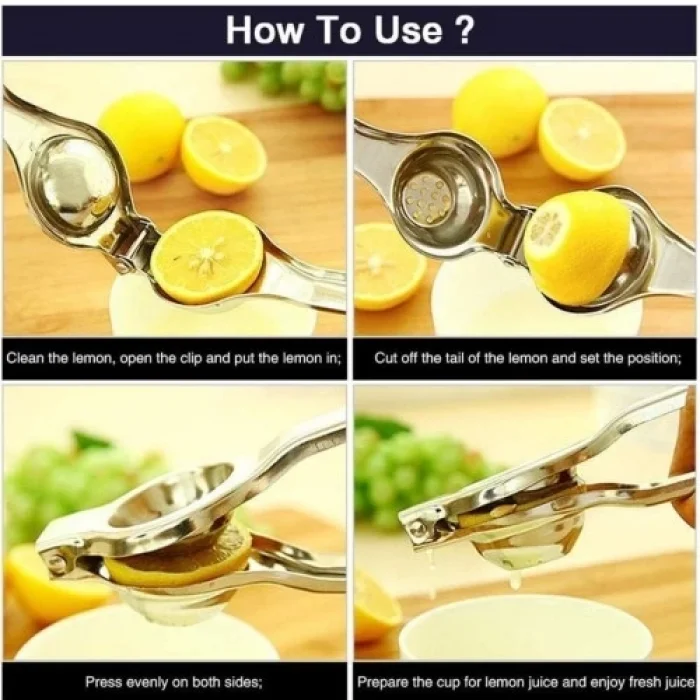 BUĞZ Paslanmaz Çelik Limon Sıkacağı