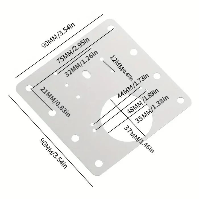 BUĞZ Paslanmaz Çelik Menteşe Onarım Plakası - BUĞZ
