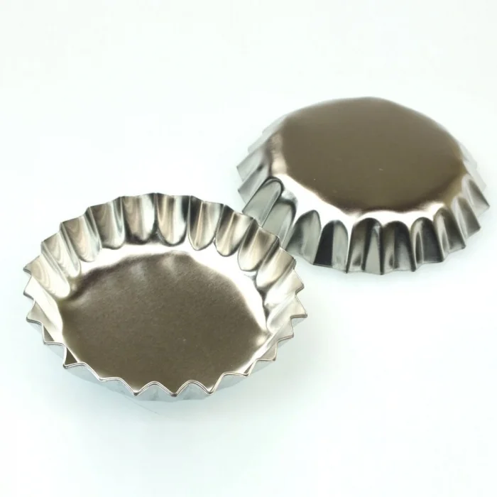 BUĞZ Paslanmaz Çelik Metal Kek Kalıbı - 6 Adet