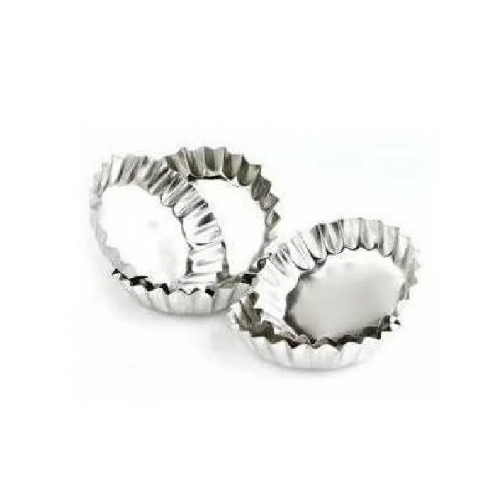 BUĞZ Paslanmaz Çelik Metal Kek Kalıbı - 6 Adet